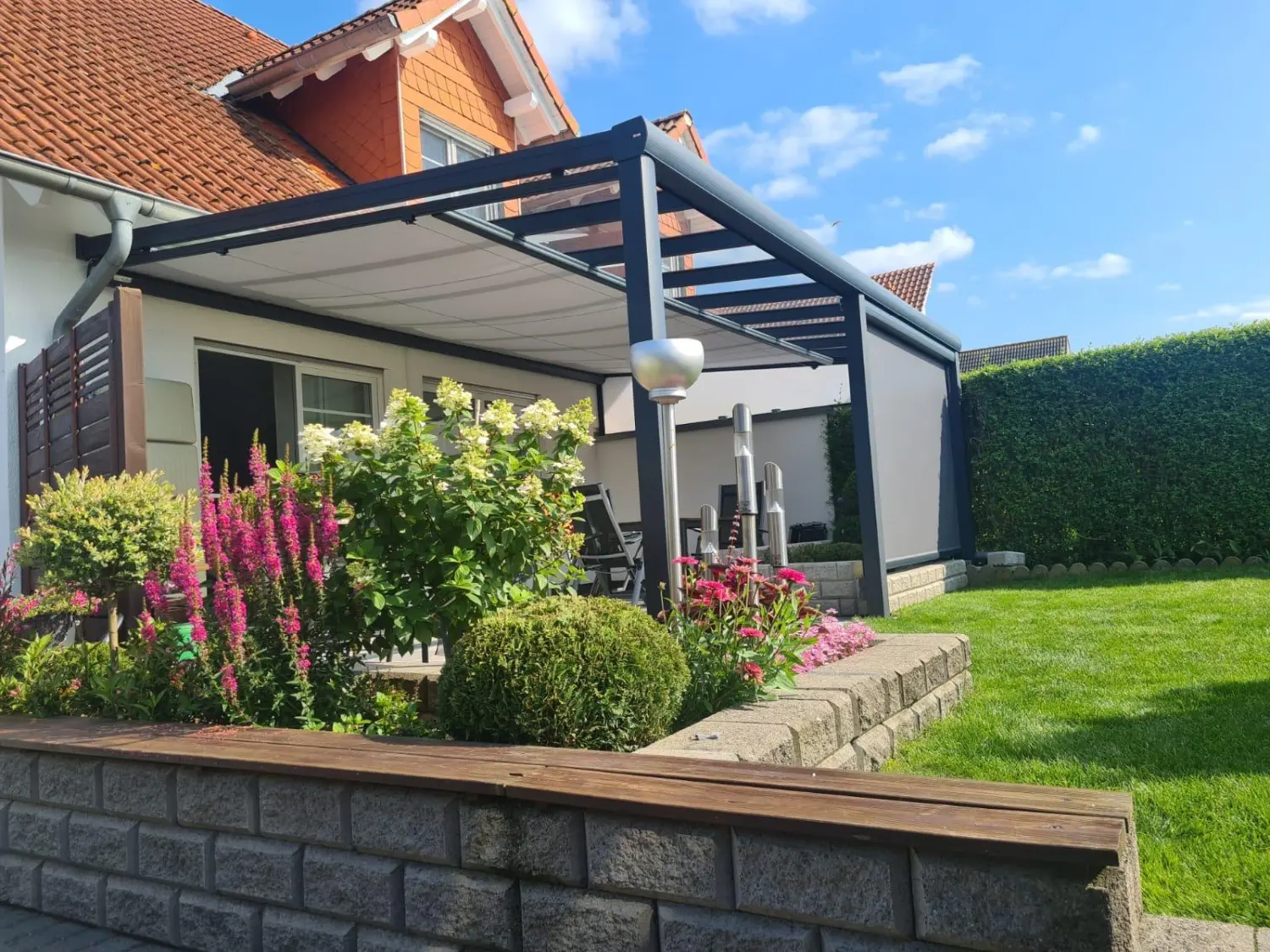 Schlosserei Güler - Terrassenüberdachung