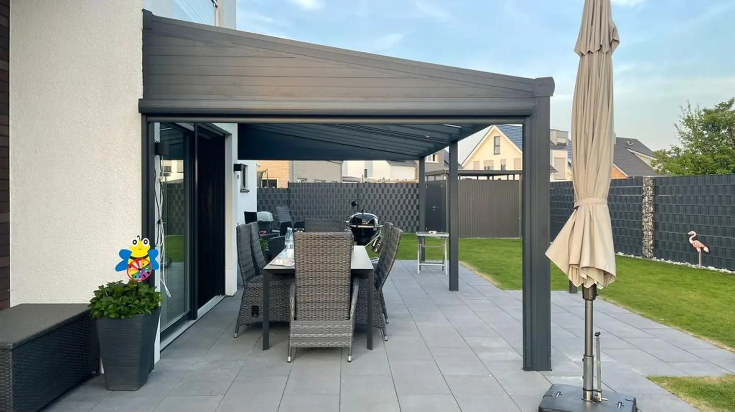 Schlosserei Güler - Terrassenüberdachung