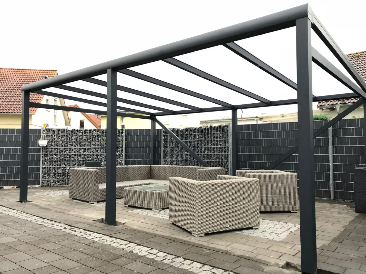 Schlosserei Güler - Terrassenüberdachung