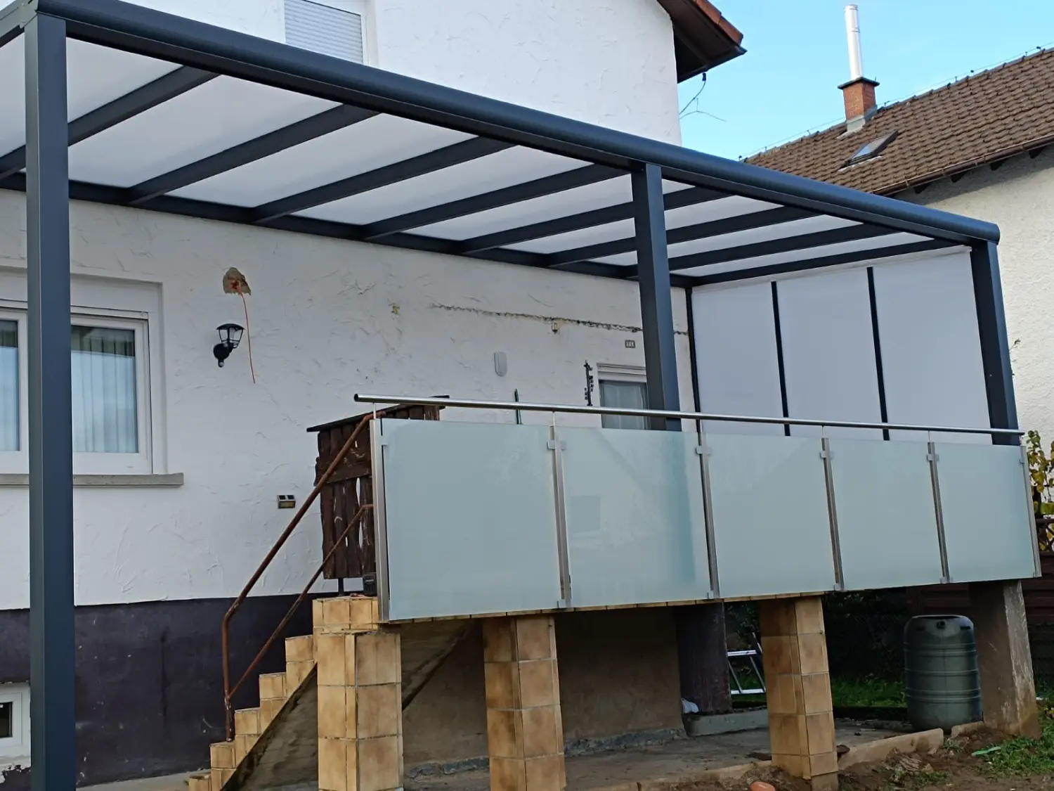 Schlosserei Güler - Terrassenüberdachung