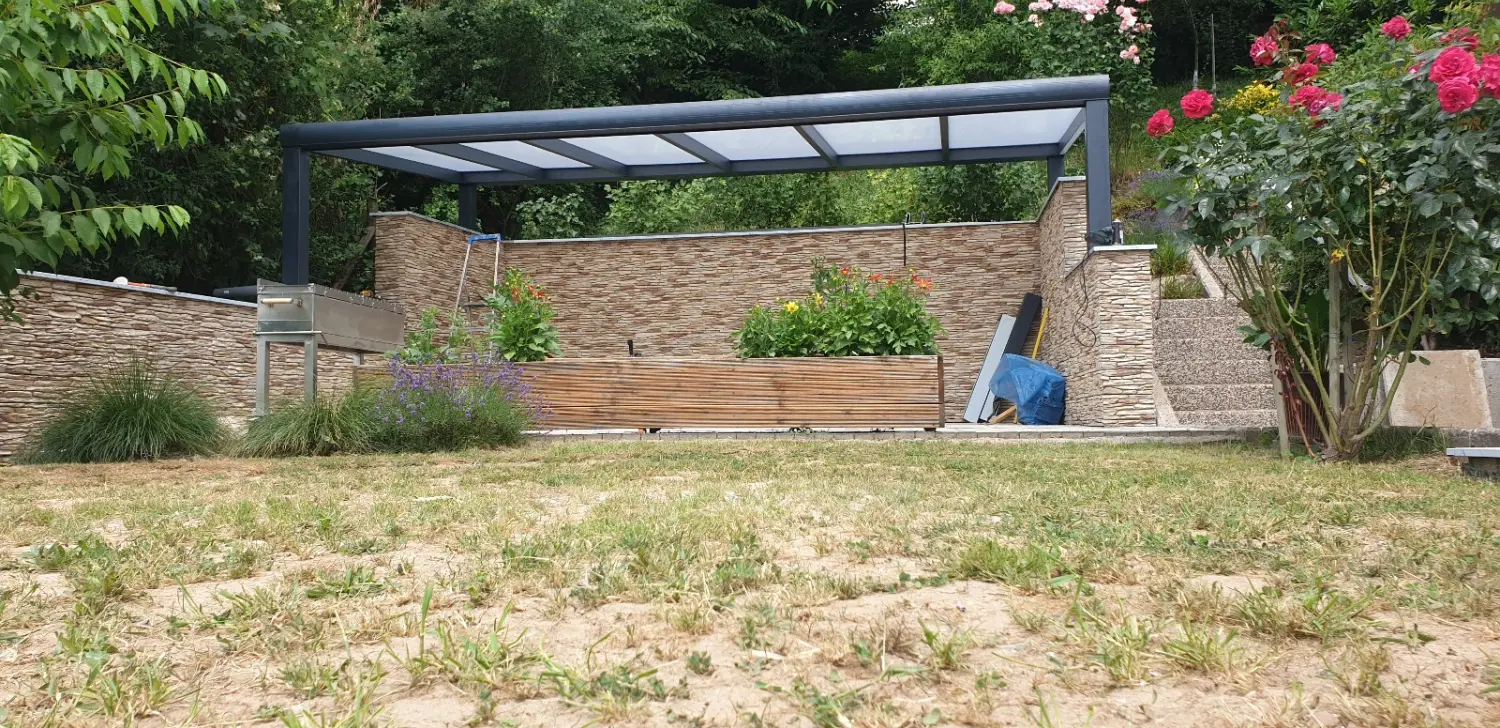 Schlosserei Güler - Terrassenüberdachung